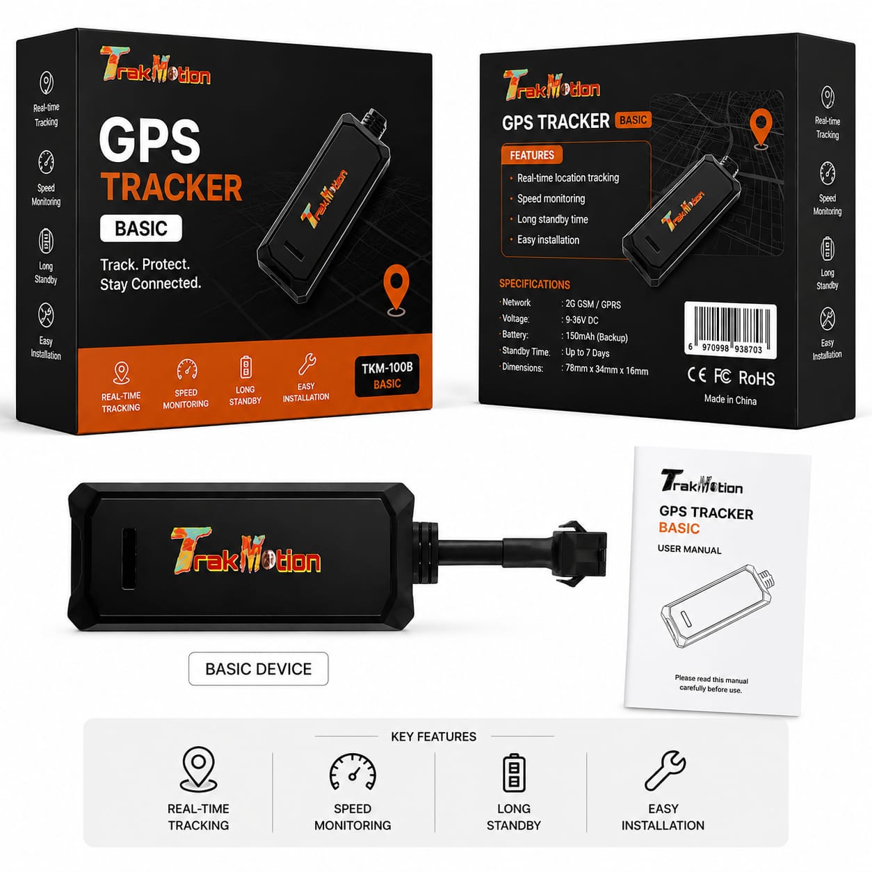 Trak Motion Basic Gps